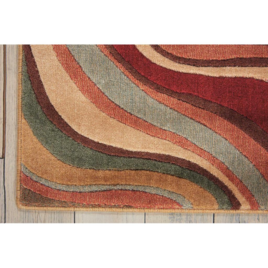 Nourison Home Somerset ST81 Multicolor Indoor Runner - Modern Power Loomed Machine Made Medium Pile