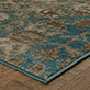 Oriental Weavers Pasha 8020L Multicolor Rectangle Indoor Area Rug - Cozy Stain Resistant Low Pile Rug with Floral Design