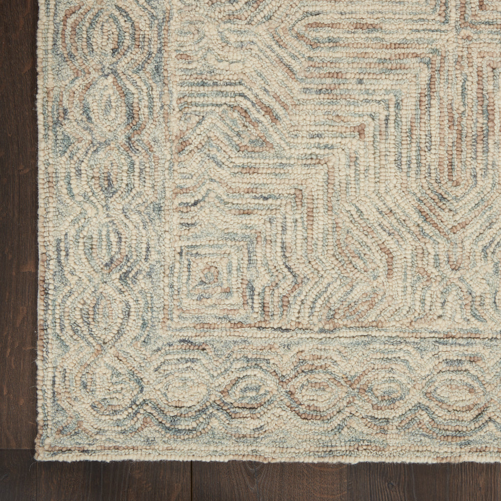 Nourison Home Linked LNK03 Multicolor Indoor Runner - Refined Bohemian Style Rug Crafted from 100% Wool