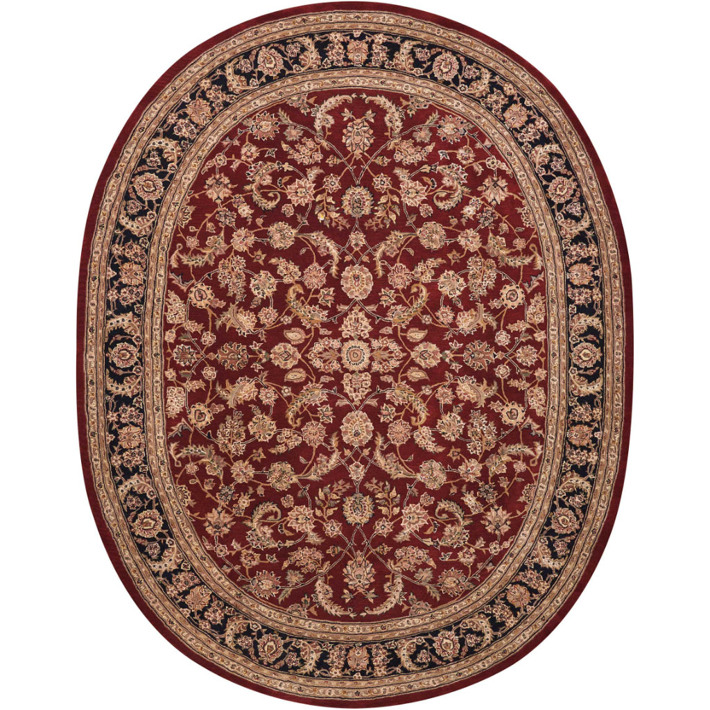 Nourison Home Nourison 2000 Multicolor 2002 Indoor Oval Area Rug - Traditional Hand Tufted Rug Made of New Zealand Wool & Silk-