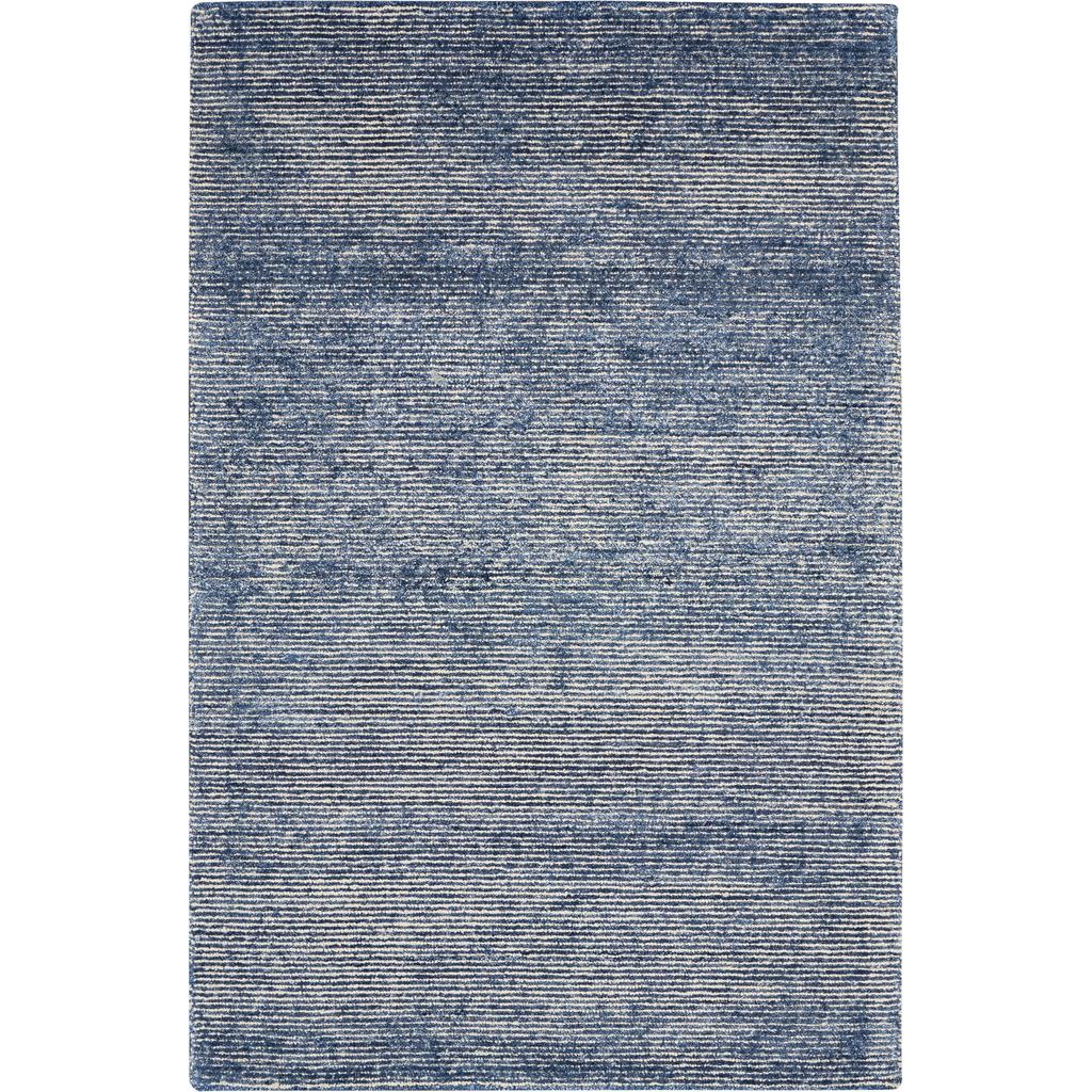 Nourison Home Weston WES01 Blue Indoor Rectangle Area Rug - Modern Tufted Handmade Medium Pile