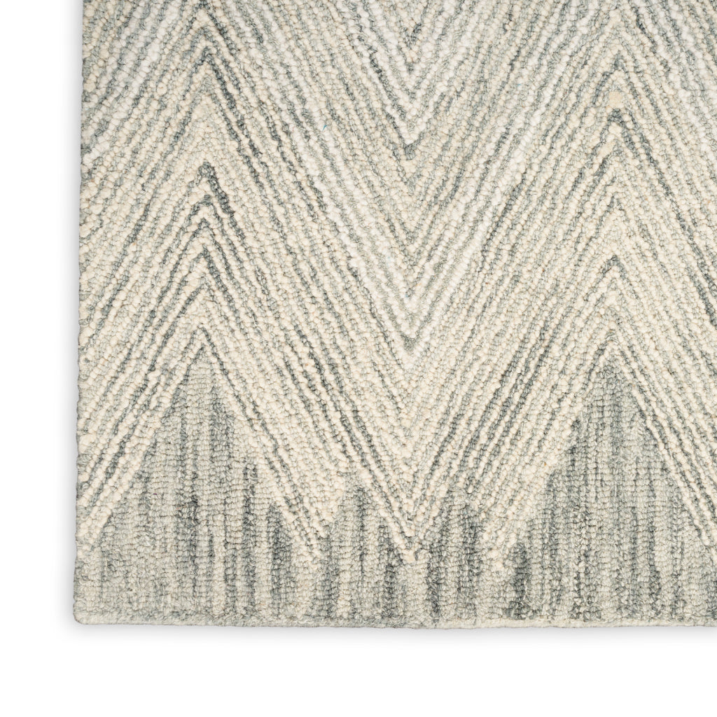 Nourison Home Linked LNK04 Gray Indoor Runner - Exquisite Contemporary Runner Made of 100% Wool
