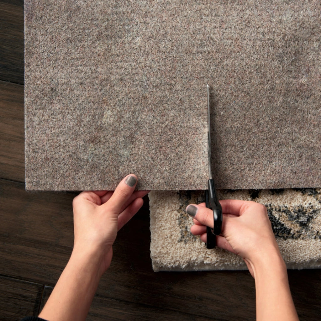 Nourison Home RugLoc BR21 Grey All Purpose Reversible Rug Pad for Indoor Rectangle/Round Area Rug &amp; Runner - Durable Stain Resistant Machine Made Rug Pad