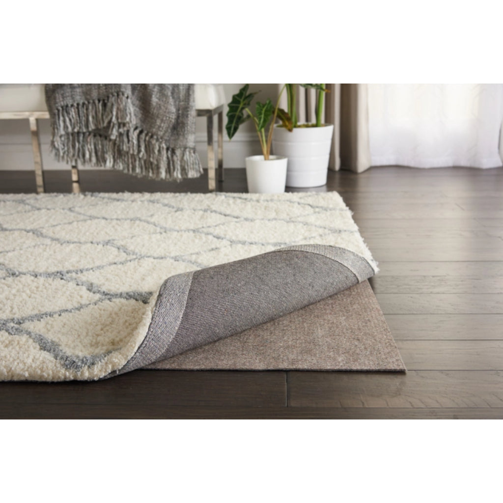 Nourison Home RugLoc BR21 Grey All Purpose Reversible Rug Pad for Indoor Rectangle/Round Area Rug &amp; Runner - Durable Stain Resistant Machine Made Rug Pad