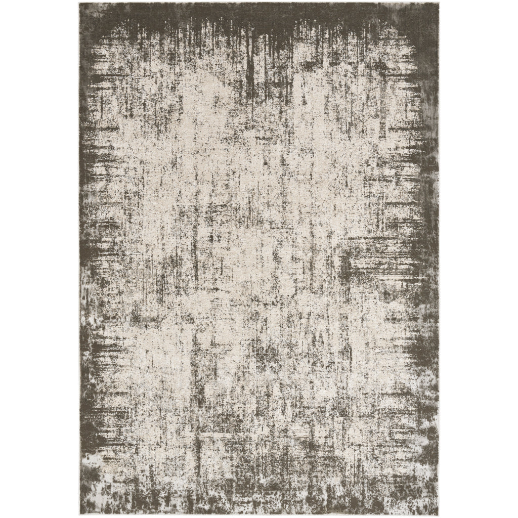 Nourison Home Desire DSR05 Two-Color Indoor Rectangle Area Rug - Power Loomed Plush Pile Rug with Distress Pattern