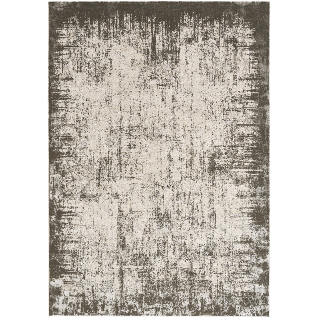 Nourison Home Desire DSR05 Two-Color Indoor Rectangle Area Rug - Power Loomed Plush Pile Rug with Distress Pattern-