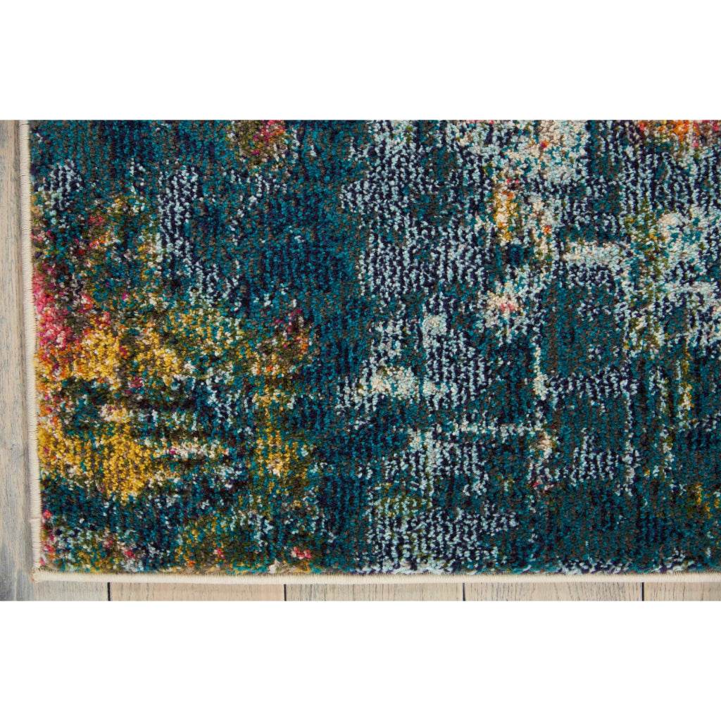 Nourison Home Celestial CES09 Multicolor Rectangle Indoor Area Rug - Power Loomed Modern Abstract Medium Pile Rug