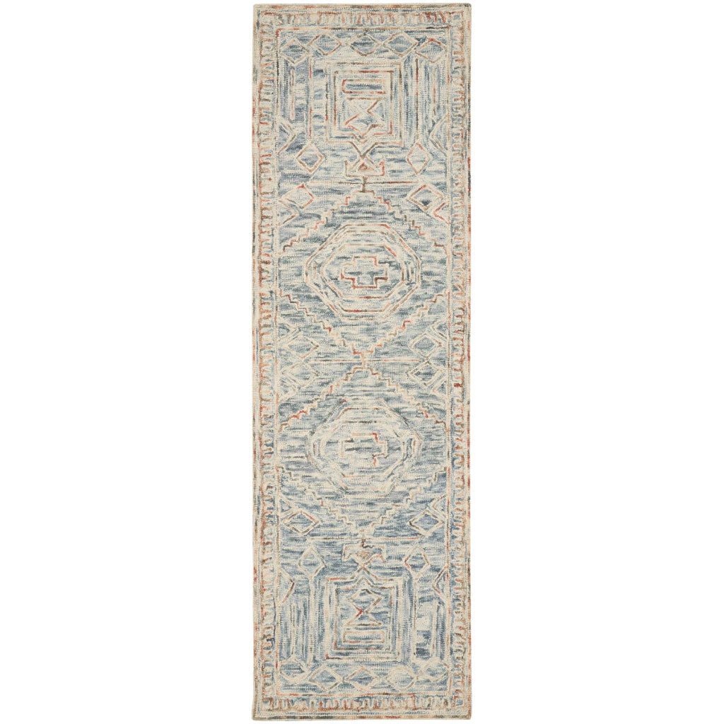 Nourison Home Linked LNK02 Multicolor Indoor Runner - Polished Bohemian Style Runner Crafted from 100% Wool