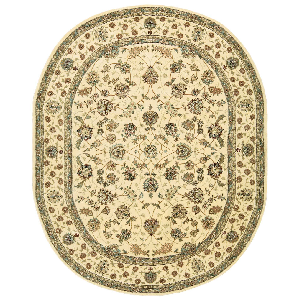 Nourison Home Nourison 2000 Multicolor 2023 Indoor Oval Area Rug - Classic Wool & Silk Hand Tufted Rug-