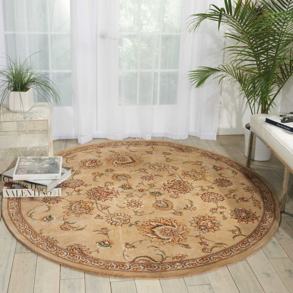 Nourison Home Nourison 2000 Multicolor 2360 Indoor Round Area Rug - Hand Tufted Rug Made of Wool &amp; Silk