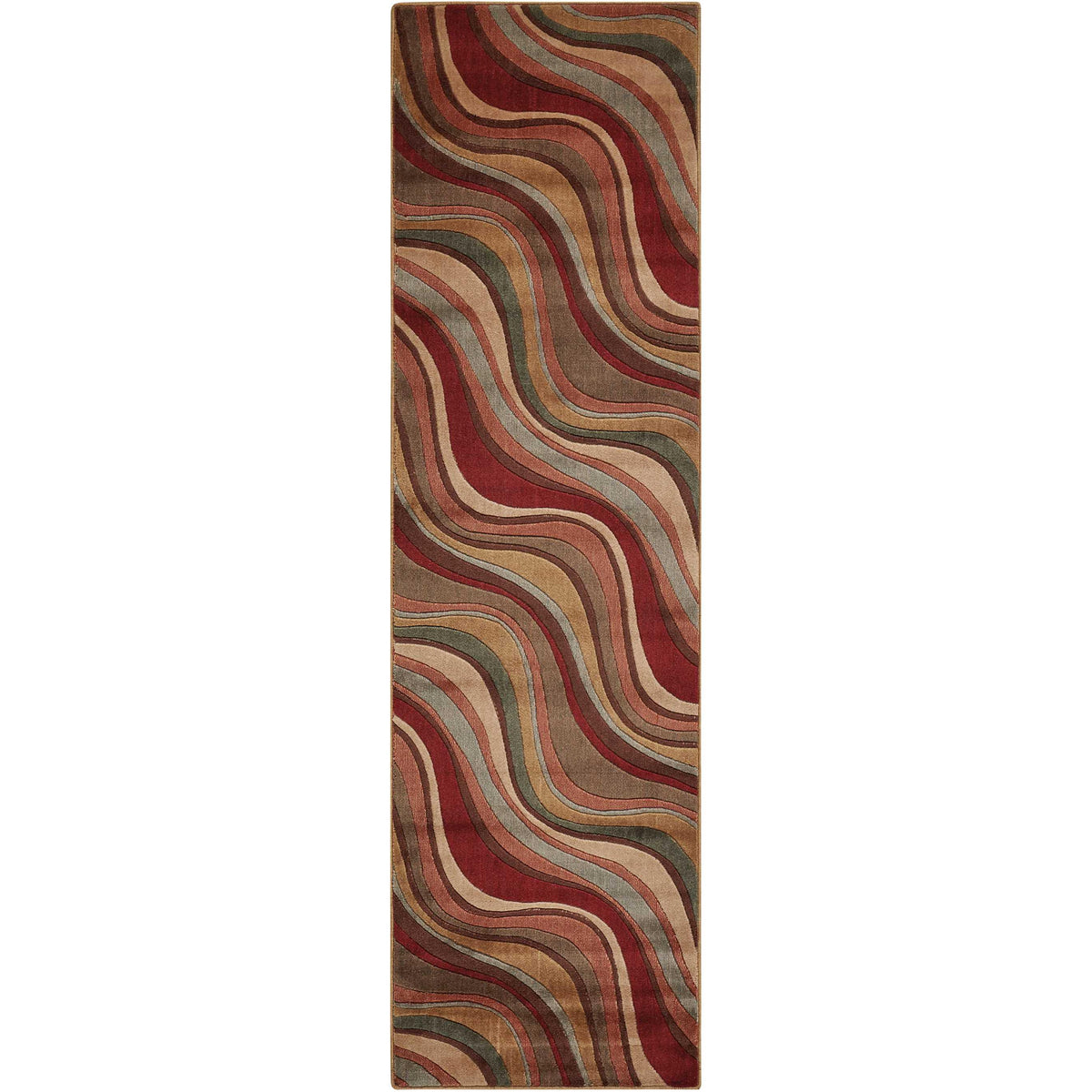 Nourison Home Somerset ST81 Multicolor Indoor Runner - Modern Power Loomed Machine Made Medium Pile