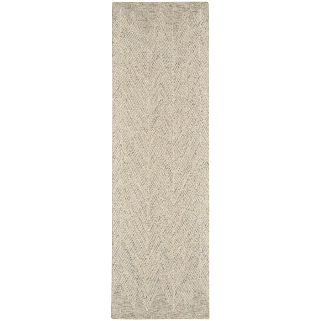 Nourison Home Linked LNK04 Beige Indoor Runner - Exquisite Contemporary Runner Made of 100% Wool