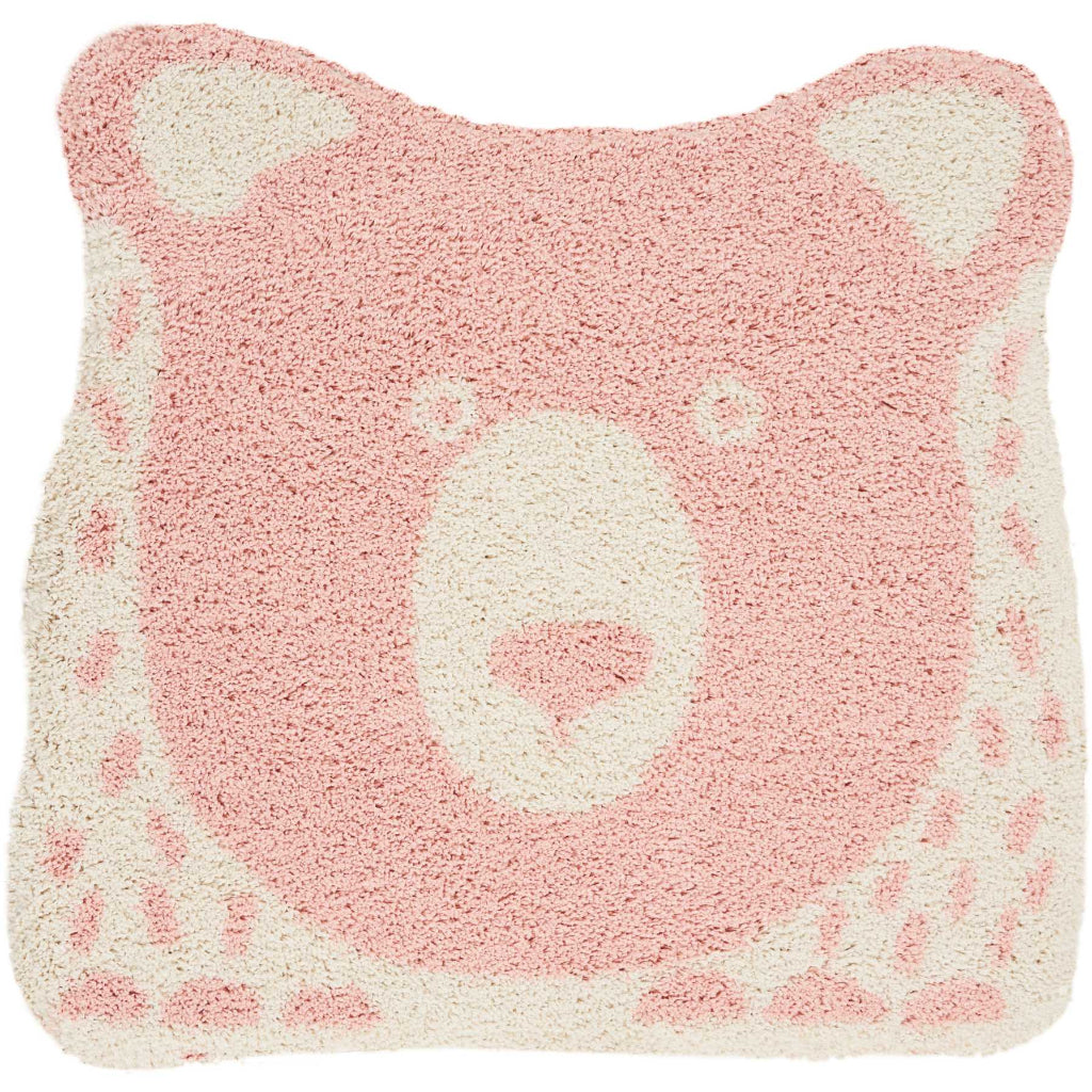 Nourison Home Hudson DS100 Pink Free Form Indoor Area Rug - Medium Pile Kids Bedroom Rug