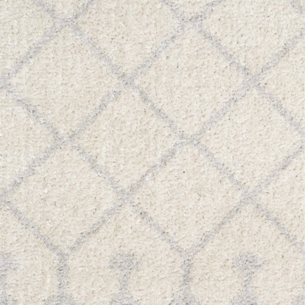 Nourison Home Astra ASW10 Light Gray Machine Washable Power Loomed Runner - Elegant Indoor Bohemian Runner