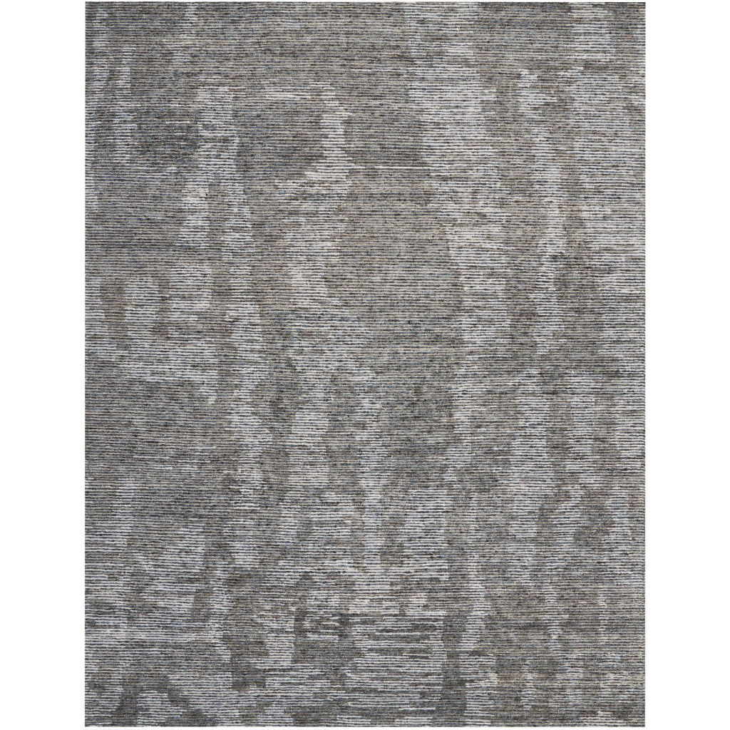 Nourison Home Ellora ELL03 Two-Color Rectangle Indoor Area Rug - Hand Knotted Medium Pile Living Room Rug