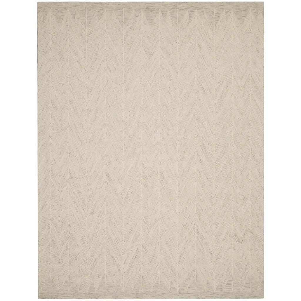 Nourison Home Linked LNK04 Beige Rectangle Indoor Area Rug - Exquisite Contemporary Rug Made of 100% Wool