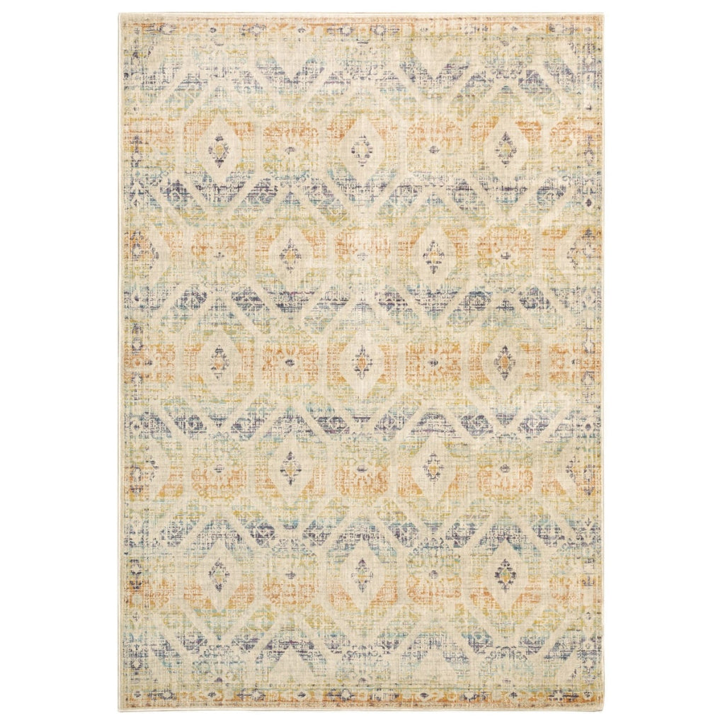 Oriental Weavers Xanadu 561J6 Multicolor Rectangle Indoor Area Rug - Stain Resistant Low Pile Rug with Geometric Design-
