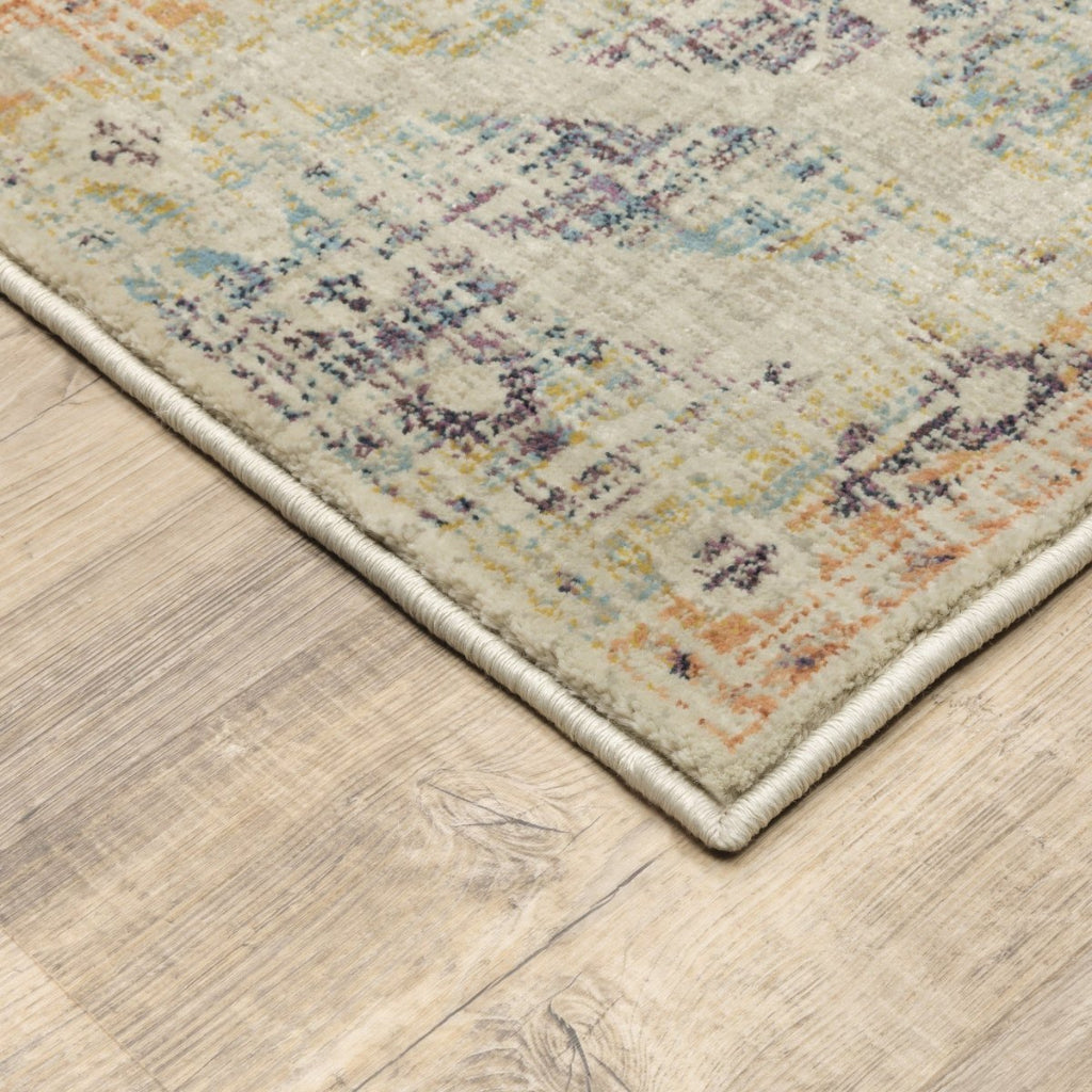 Oriental Weavers Xanadu 561J6 Multicolor Rectangle Indoor Area Rug - Stain Resistant Low Pile Rug with Geometric Design-