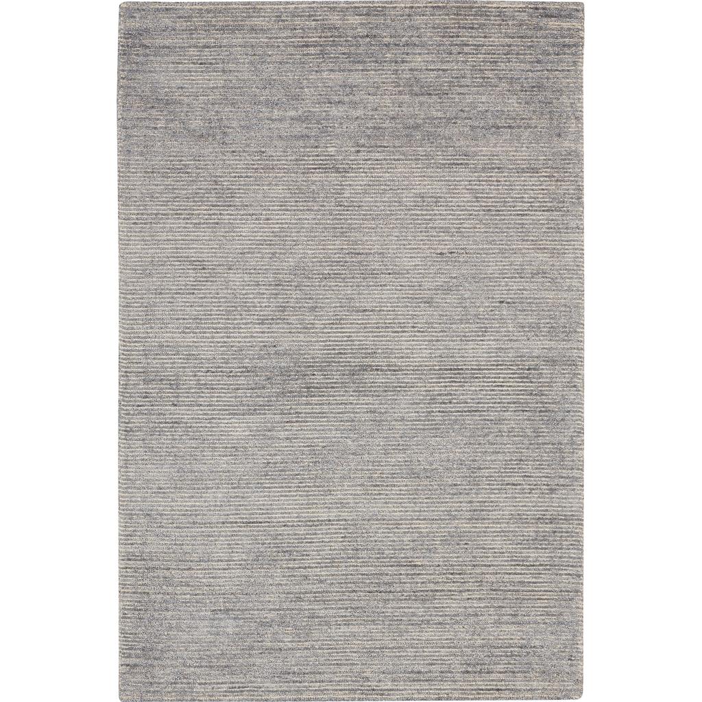 Nourison Home Weston WES01 Grey Indoor Rectangle Area Rug - Modern Tufted Handmade Medium Pile