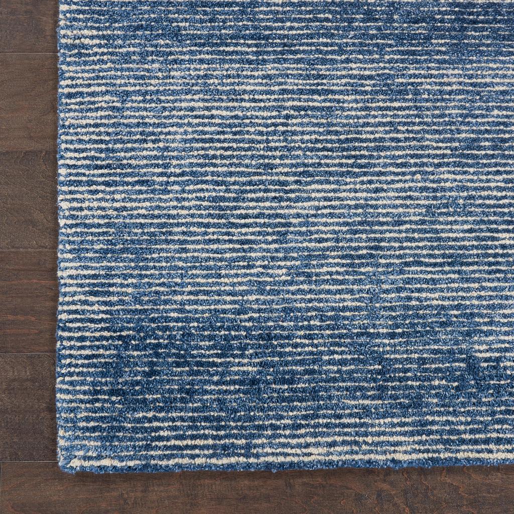 Nourison Home Weston WES01 Blue Indoor Rectangle Area Rug - Modern Tufted Handmade Medium Pile