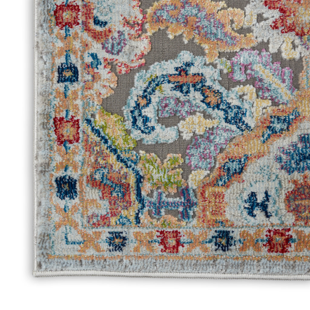 Nourison Home Global Vintage GLB12 Multicolor Rectangle Indoor Area Rug - Medium Pile Bohemian Rug