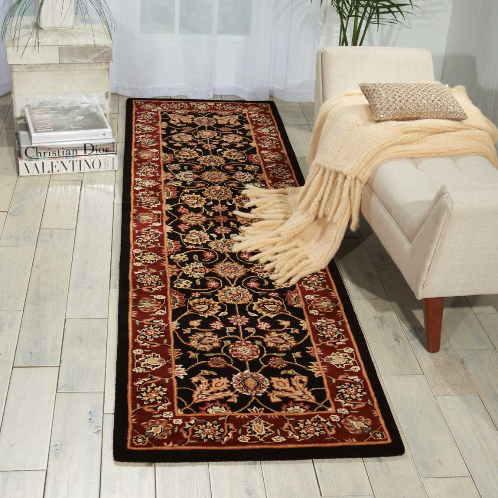 Nourison Home Nourison 2000 Multicolor 2017 Indoor Runner - Traditional Hand Tufted Runner Made of New Zealand Wool & Silk-