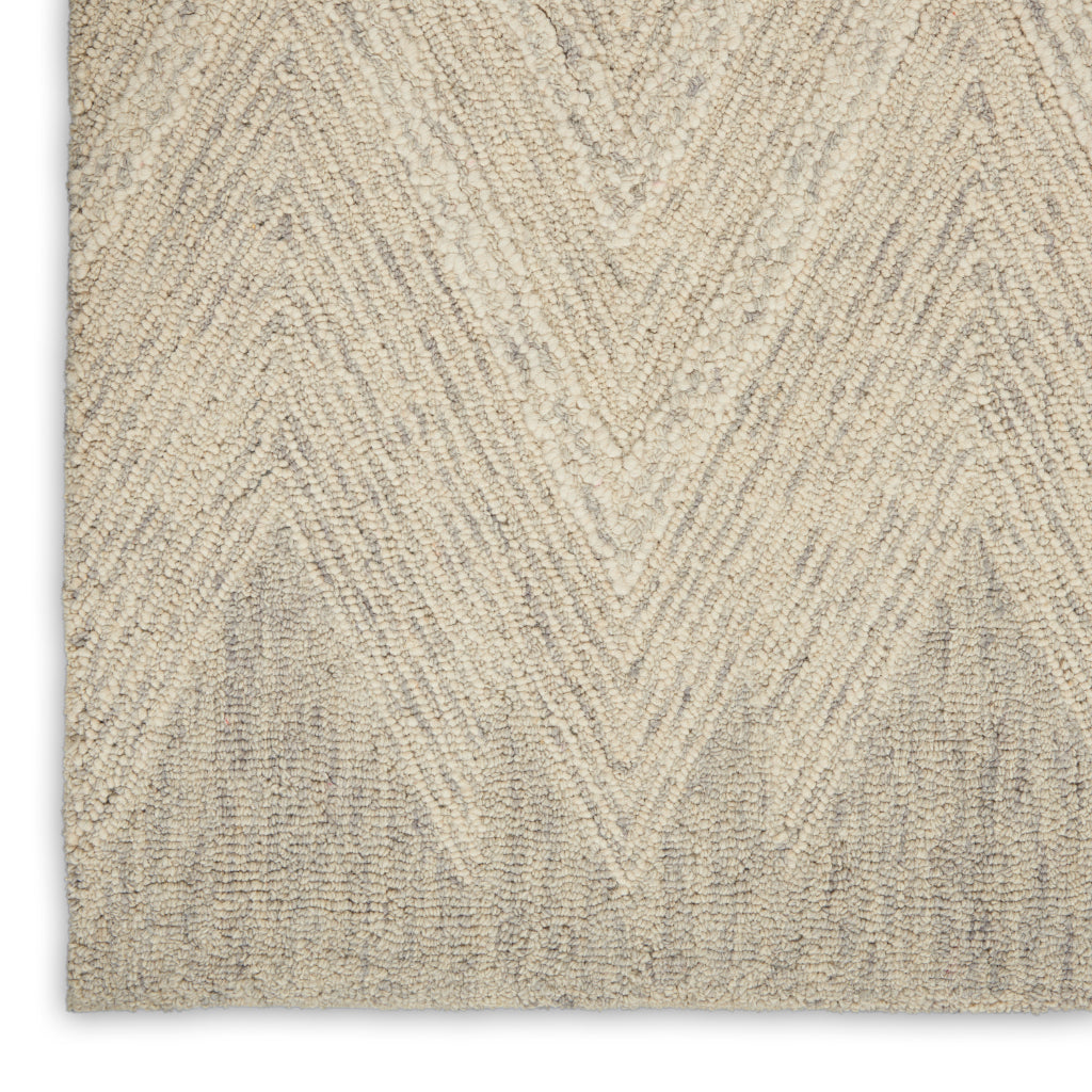 Nourison Home Linked LNK04 Beige Indoor Runner - Exquisite Contemporary Runner Made of 100% Wool