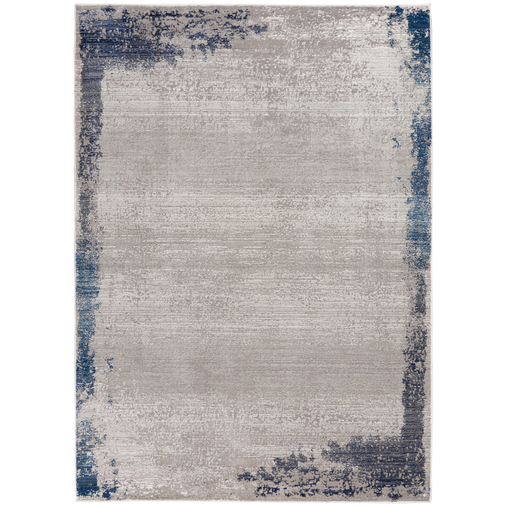 Nourison Home Imprints IMT01 Two-Color Rectangle Indoor Area Rug - Modern Style Medium Pile Abstract Rug