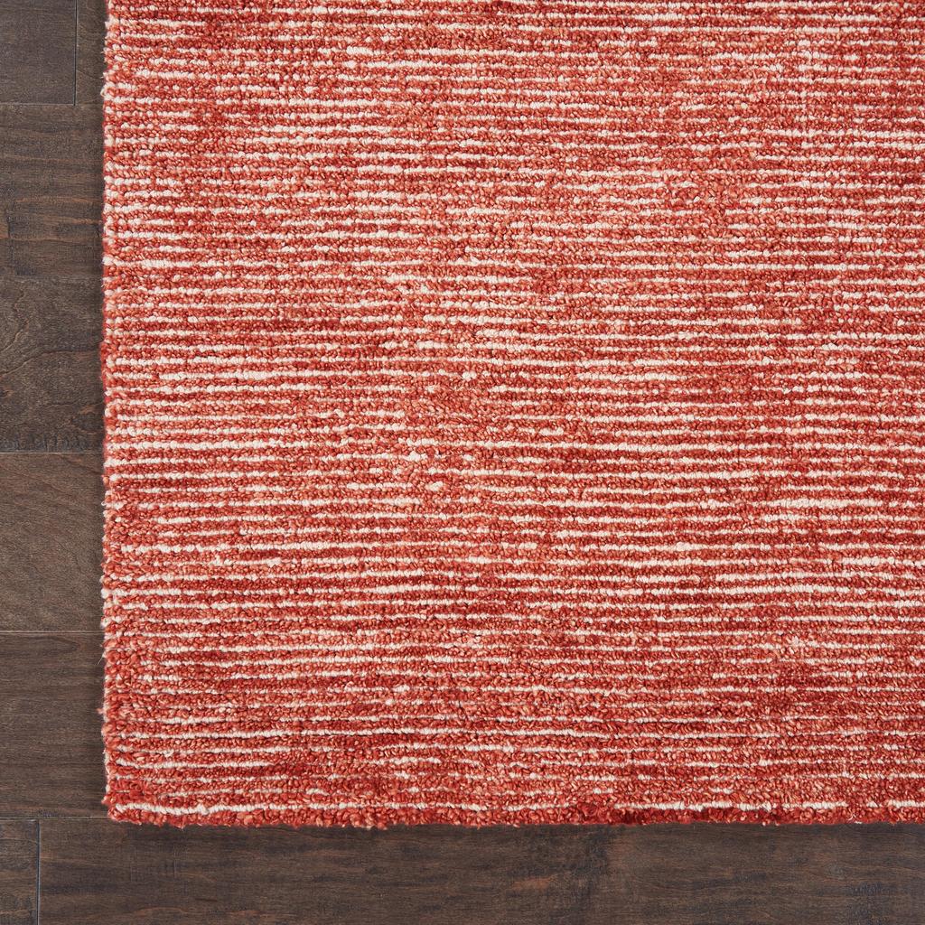 Nourison Home Weston WES01 Red Indoor Rectangle Area Rug - Modern Tufted Handmade Medium Pile