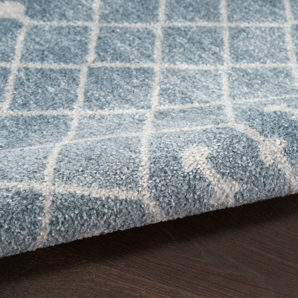 Nourison Home Astra ASW10 Rectangle Blue Machine Washable Area Rug - Elegant Indoor Bohemian Rug