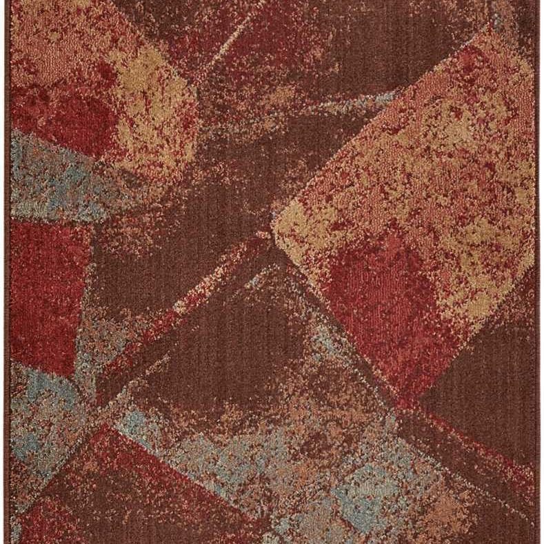 Nourison Home Somerset ST77 Multicolor Indoor Runner - Modern Power Loomed Machine Made Medium Pile