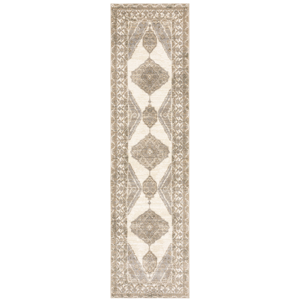Oriental Weavers Andorra 298C0 Multicolor Rectangle Indoor Runner - Durable & Stain Resistant Rug with Classic Medallion Design-
